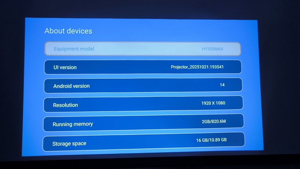 Проектор Magcubic HY350 Max 900Ansi 2/16G Android 14 Auto Focus