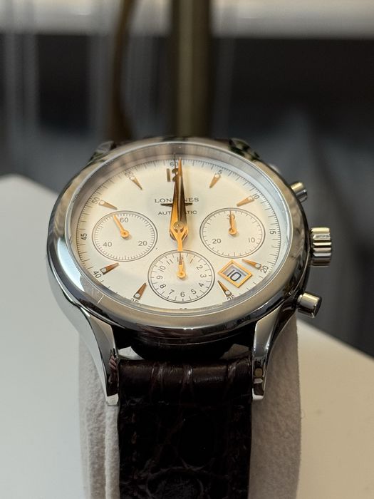Longines Automatic Chronograph Column-Wheel – pełny zestaw