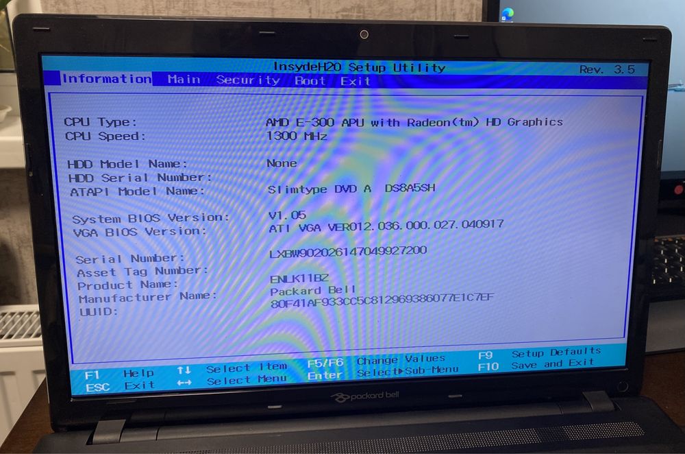 Packard Bell VAB70