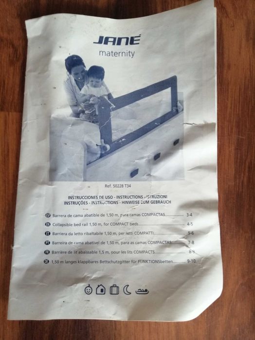 Barra de proteção para cama Jané