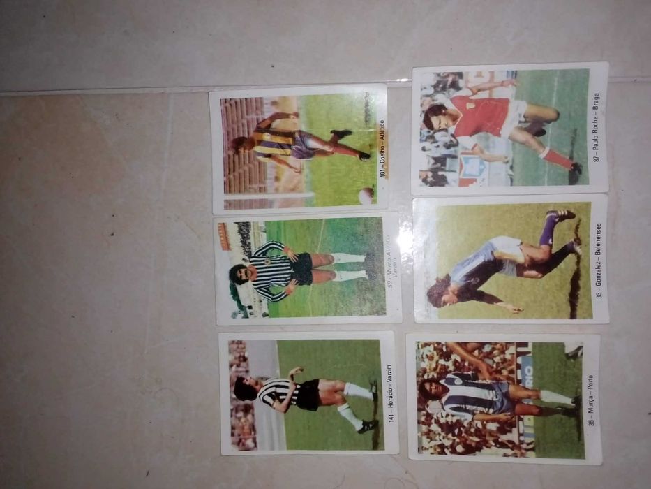 cromos de futebol antigos