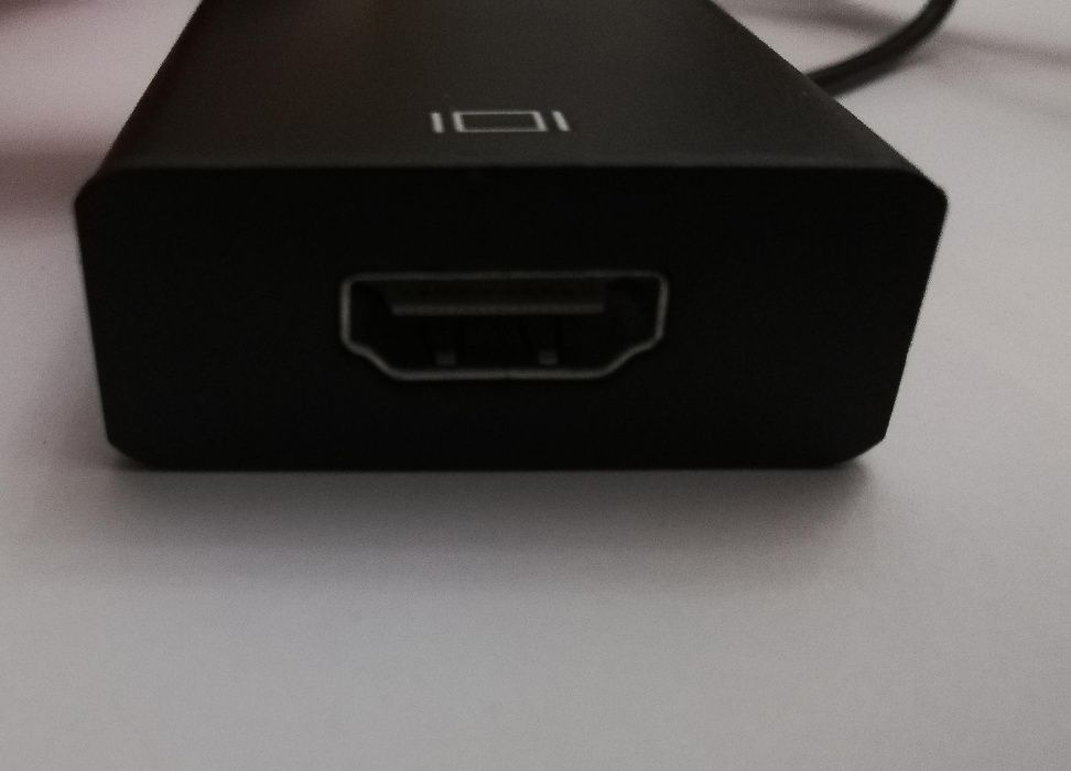 Adaptador VGA macho para HDMI fêmea ativo *NOVO*