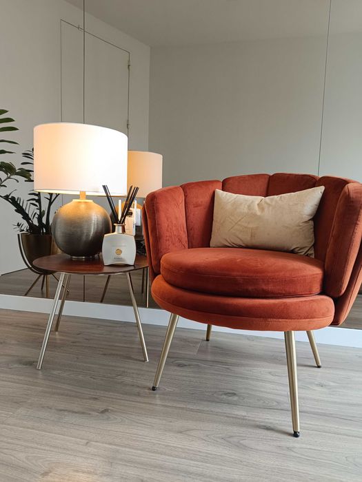 Mesa Zara Home - Madeira/Dourado