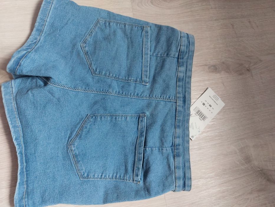 Spodenki jeansowe wysoki stan rozmiar 40