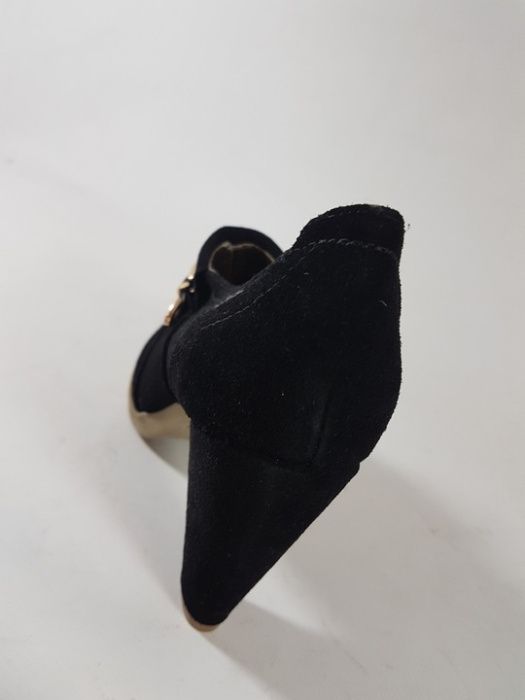 PIER ONE botki damskie czarne 100 % SKÓRA ROZ 41