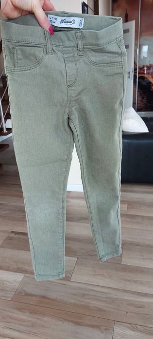 Spodnie jeansy rurki dla dziewczynki 110