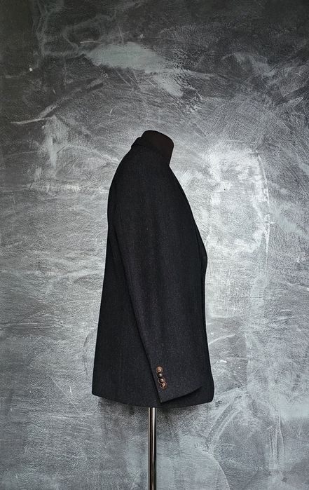 Knowledge Cotton Apparel marynarka męska wełna granatowa L