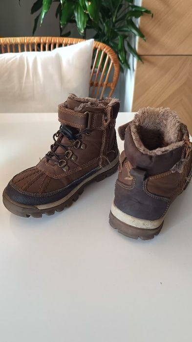 Buty zimowe Smyk roz 32 brąz skóra