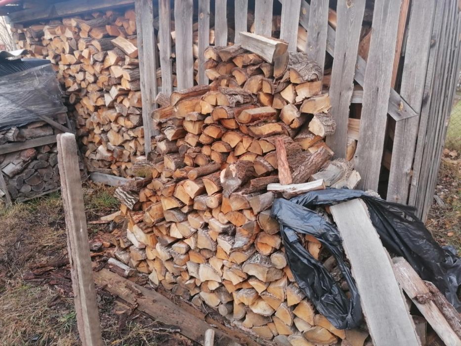 Drewno kominkowe wysezonowane dębowe