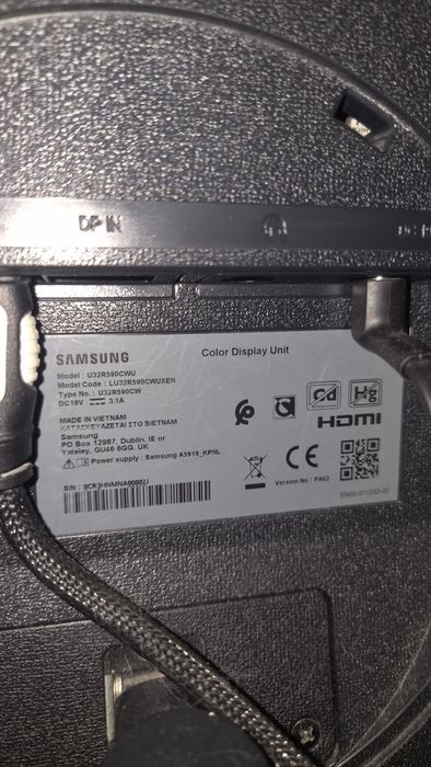 Monitor curvo 4k