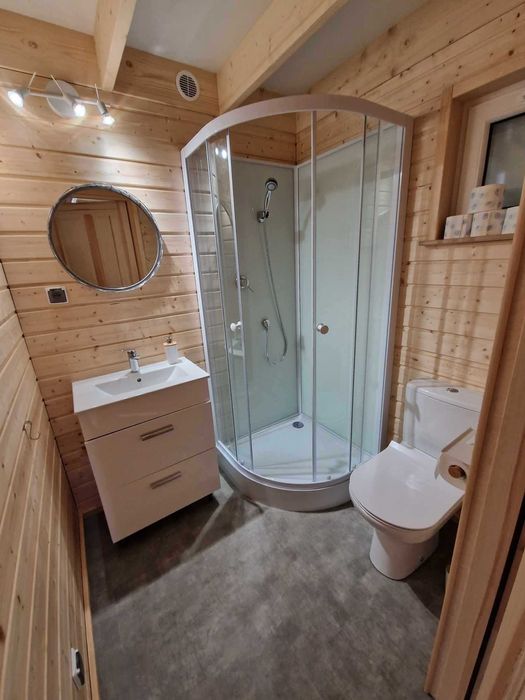 Mazury Brajniki domki całoroczne Jez. Świętajno Jacuzzi Supy Kajaki