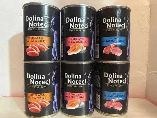 DOLINA NOTECI Premium mokra karma dla kotka 400gram x6mix