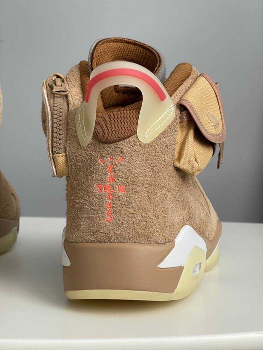 Кросівки Nike Air Jordan 6 Retro Travis Scott British Khaki premium