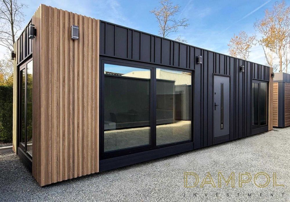 Od ręki! Pawilon DAMPOL 1000x300 Dom 30 m^2 gotowy do zamieszkania!