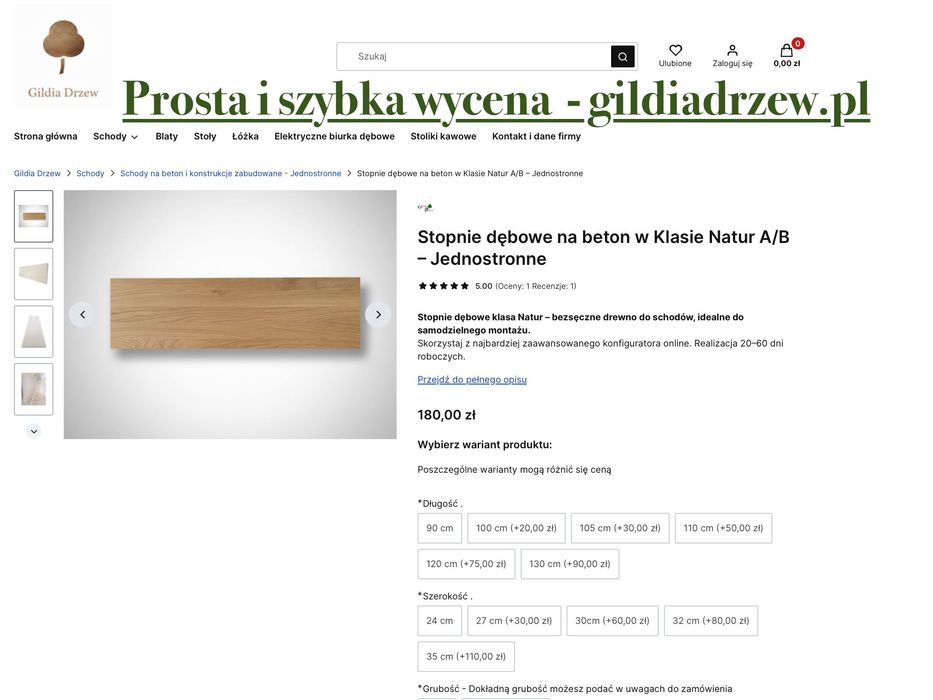 Schody  Stopnie Trepy Parapety Klejonka  Blaty Dębowe Rustykalne