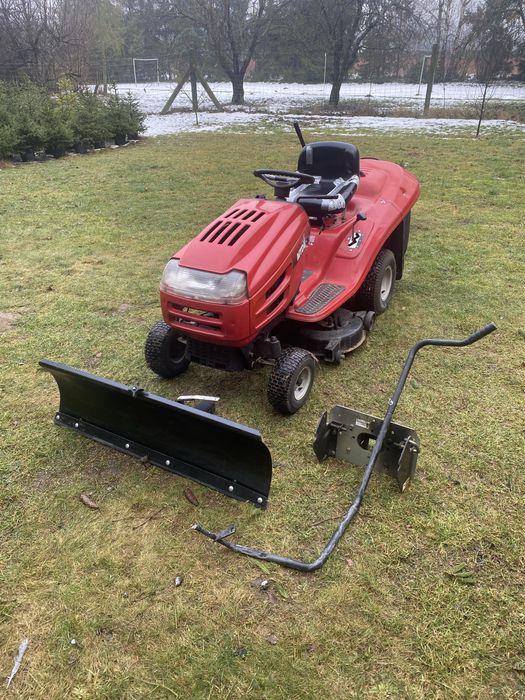 Kosiarka traktorek mtd 13/92A z pługiem i koszem