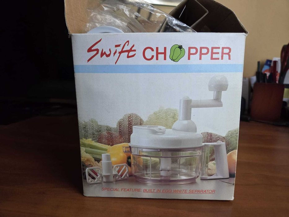 robot kuchenny ręczny Swift chopper  plus robot czyszczący Vileda ViROBi