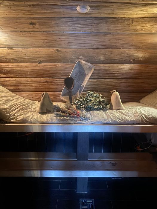 Матрац з сіном і евкаліптом для лазні