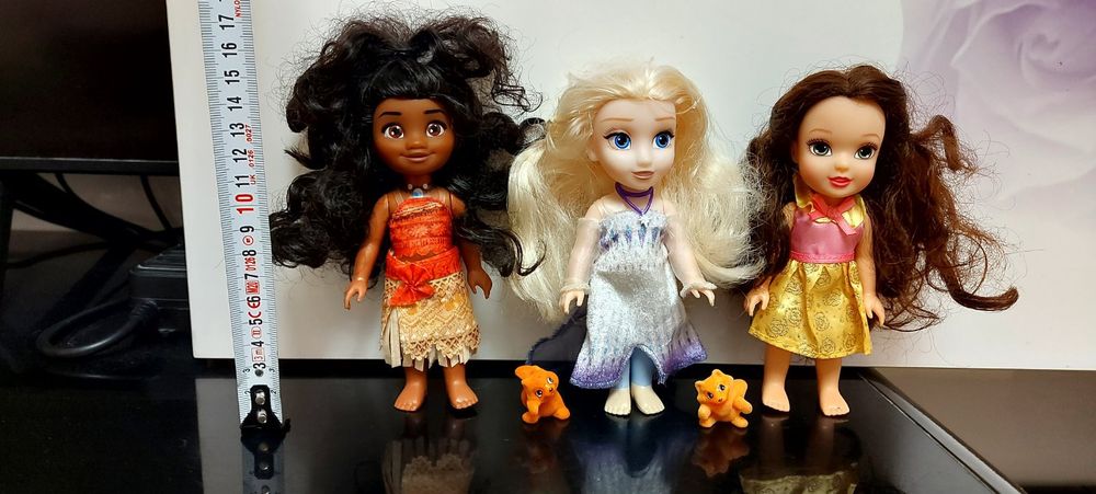 Набор Принцессы Дисней Jakks США  мини малышки Моана Эльза Белль