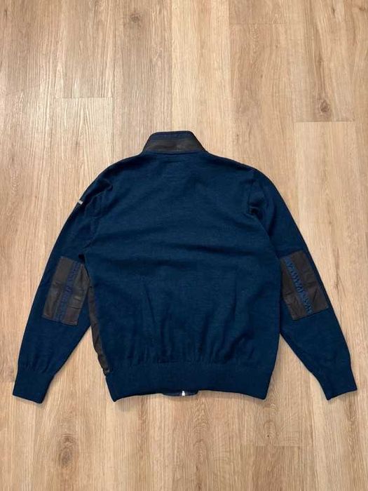 Paul & Shark yachting Bomber Wool Leather Nylon  L kurtka premium nowa