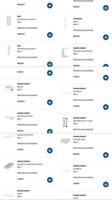 Armário + secretária + movél + estante + 3x cubo IKEA (novo+personalizado)