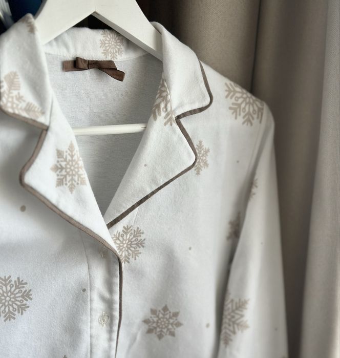 НОВА! Тепла піжама з сніжинками