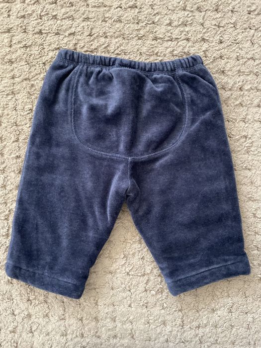 #1 Spodnie welurowe ocieplane dla dziecka r. 56/62