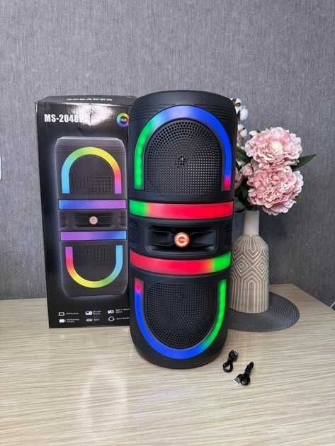 Портативна Bluetooth колонка MS-2048BT, 73 см, портативная акустика