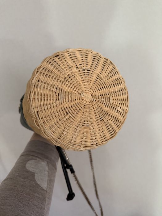 Torebka Zara koszyk rattan