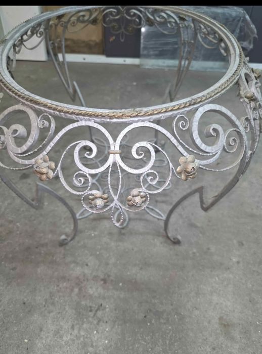 Vendo mesa ferro forjado