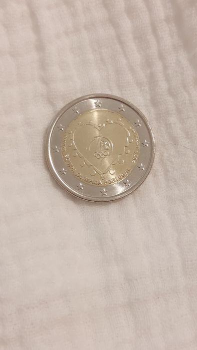 2-Euro Coin Featuring the Portuguese Olympic Team 2024