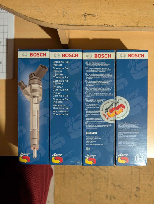 4 Injetores BOSCH 0986 435 258 - Novos e selados