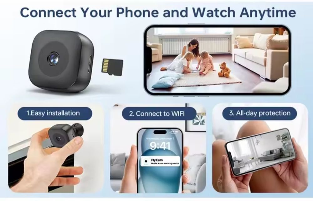 Wi-Fi Mini HD камера