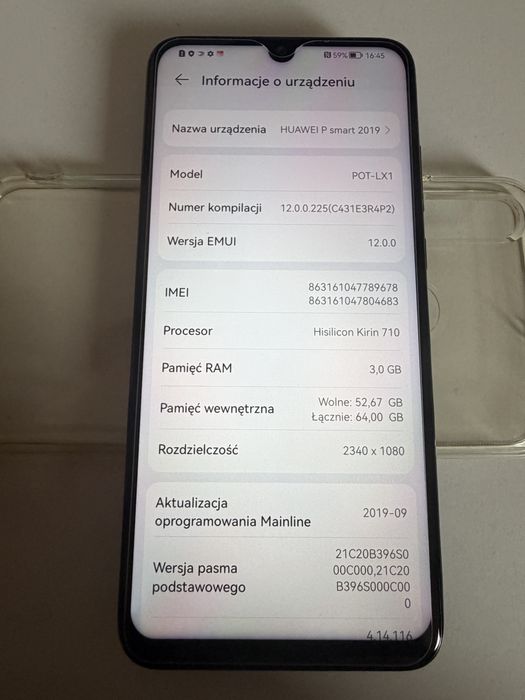 Huawei P smart 2019 3/64gb Midnight Black