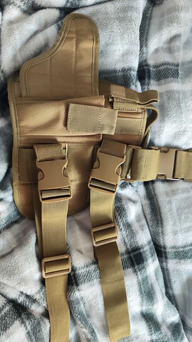 Кобура на ногу, пояс