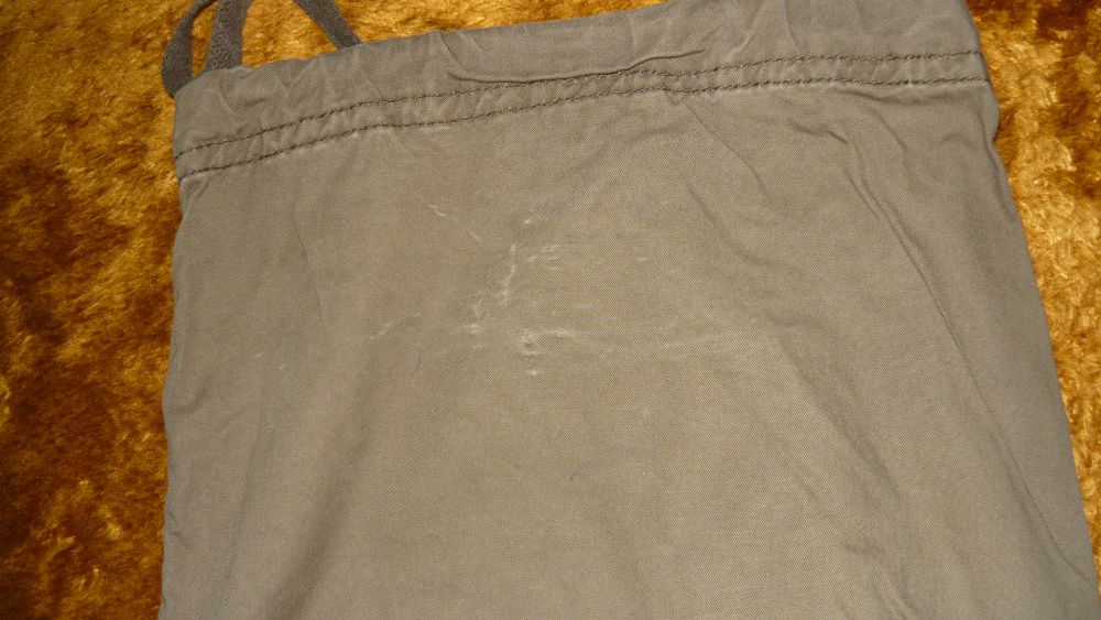 Spodnie bojówki pas 90 cm M brązowe