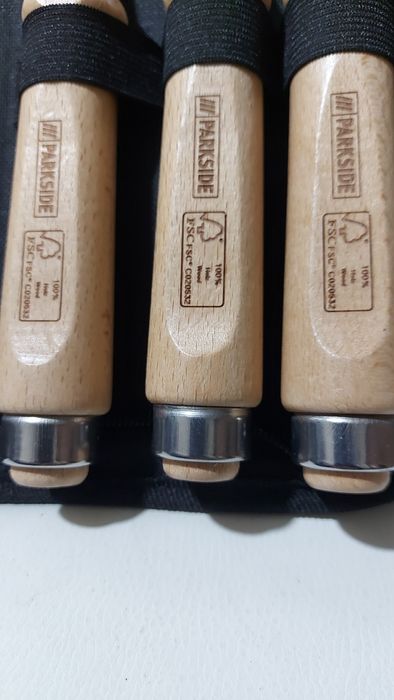 Набор стамесок 6 шт.деревянные рукоятки Parkside