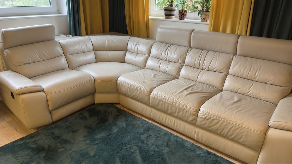 Sofa skórzana  narożna 195 x 280