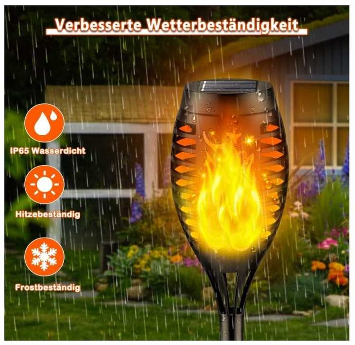 Zestaw 5 pochodni solarnych LiupTiuo