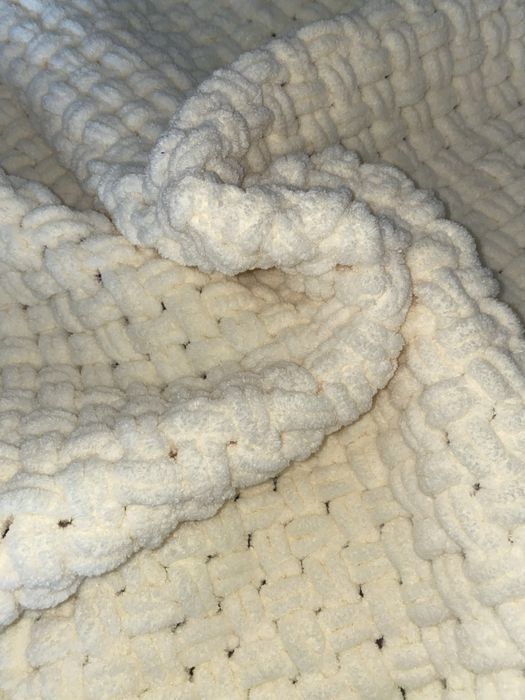 Ніжний мʼякесенький плед для немовлят, ручна робота.