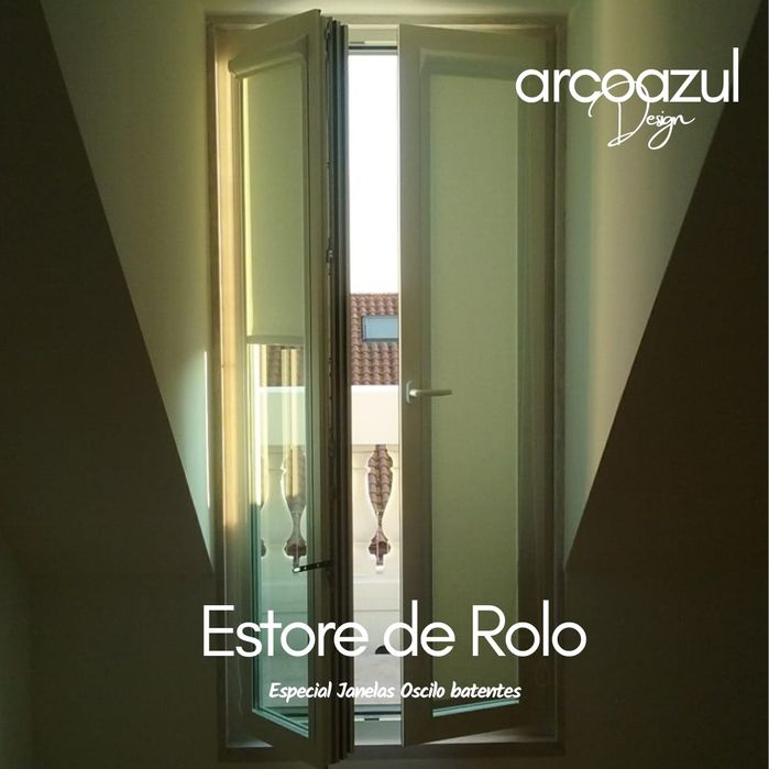 Estore por medida Interior para Janelas Oscilobatentes By Arcoazul