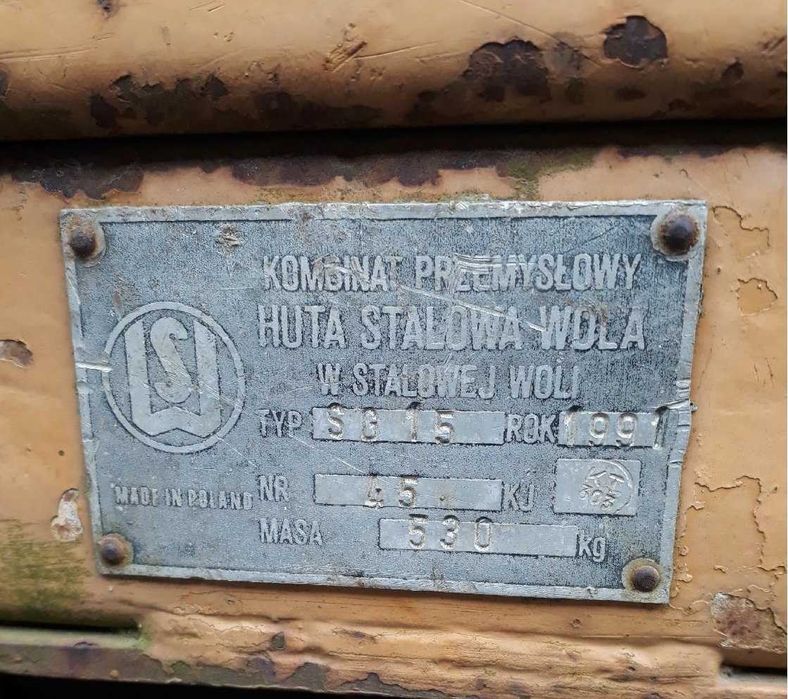 spychacz STALOWA WOLA SG 15