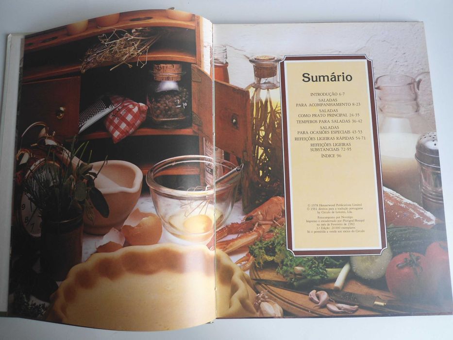 Saladas e Refeições Ligeiras por Carol Bowen (1982)