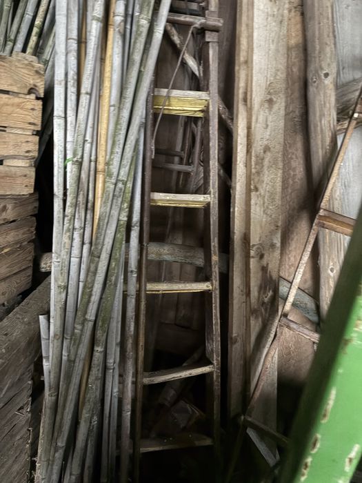 Drabiny sadownicze metalowe/drewniane niskie/wysokie