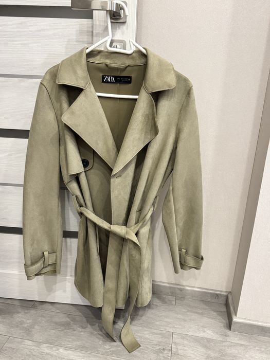 Тренч Zara із штучної замші