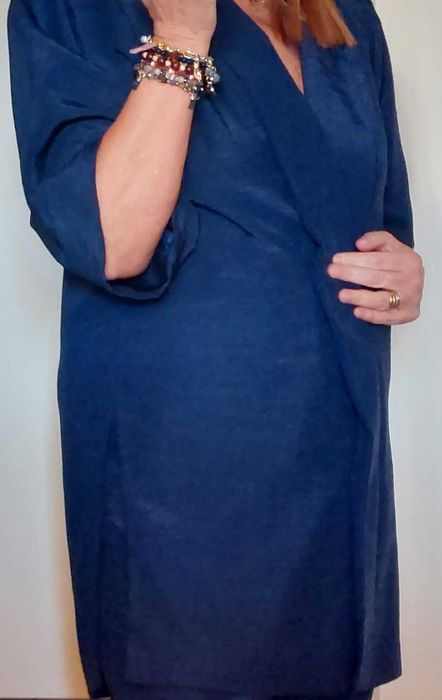 Roupas de festa em seda tamanhos grandes