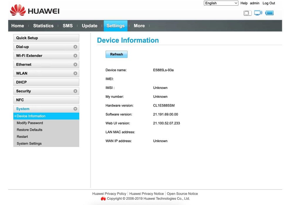 Huawei WiFi 2 Pro E5885 E5885Ls-93a