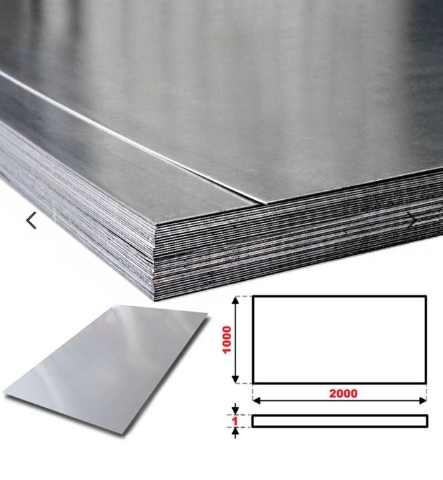 Blacha czarna w arkuszach 1x2 m – różne grubości