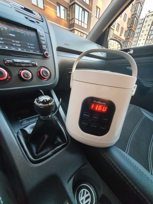 Мультиварка, рисоварка автомобильная 2л 12/24в для дальнобойщика