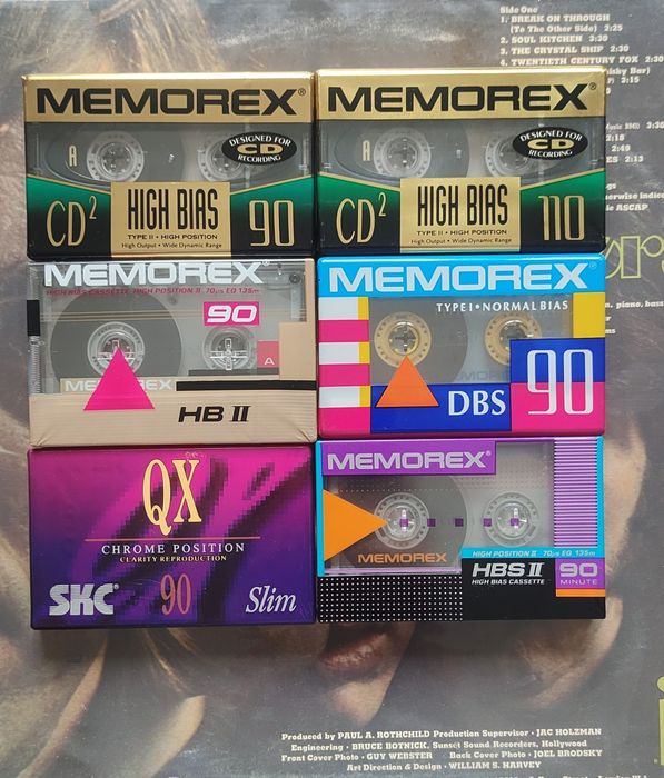 Memorex аудиокасети